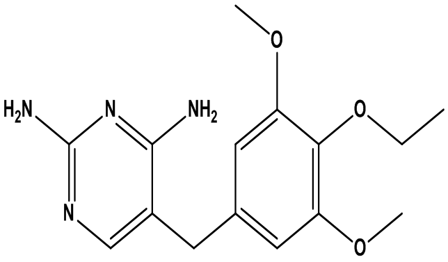 Trimethoprim EP Impurity G \ 4-O-Desmethyl 4-O-Ethyl Trimethoprim